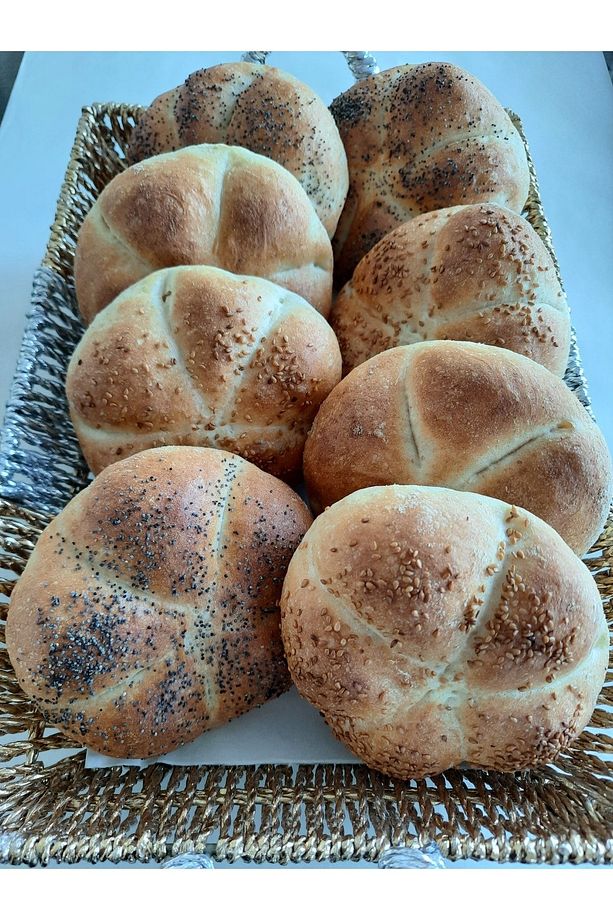 Alman Kaiserbrötchen Mini Somun 6 Adet - 2