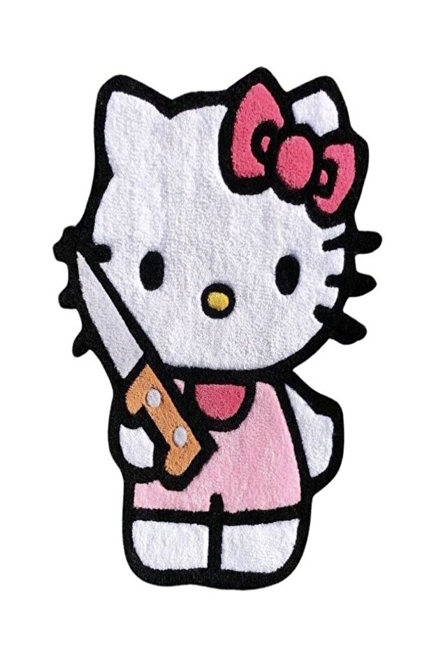 Hello Kitty Pembe Kilim - 2