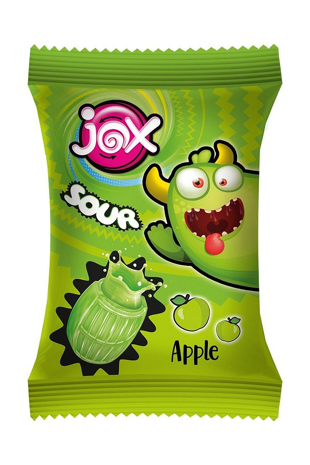 Sour Meyve Aromalı Sıvı Dolgulu Ekşili Bonbon Şekerleme (5 G X200 Adet) - 4