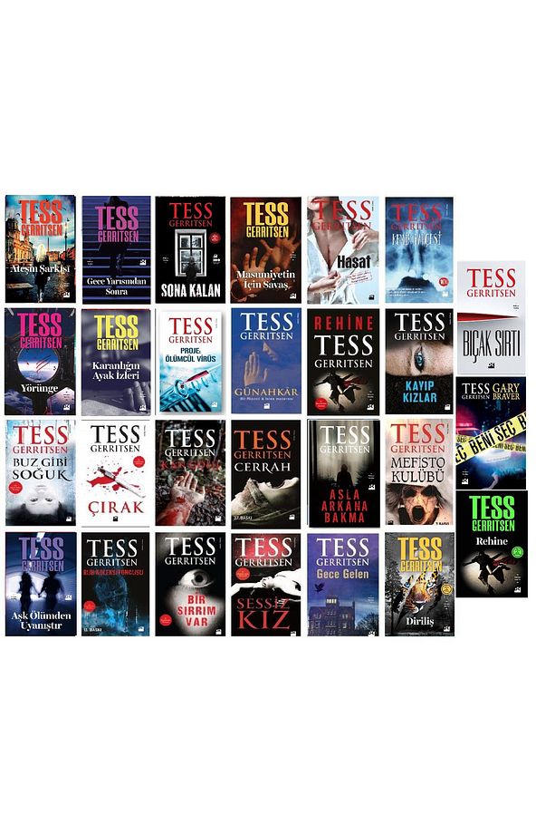Tess Gerritsen 27 kitap dev set / cerrah - hasat - çırak - günahkar - bıçak sırtı - kan gölü - 1