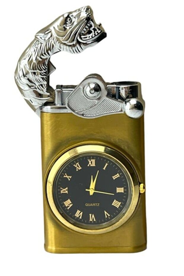 Aslan Başlı Saatli Lüks Çakmak A Kali?te - 4