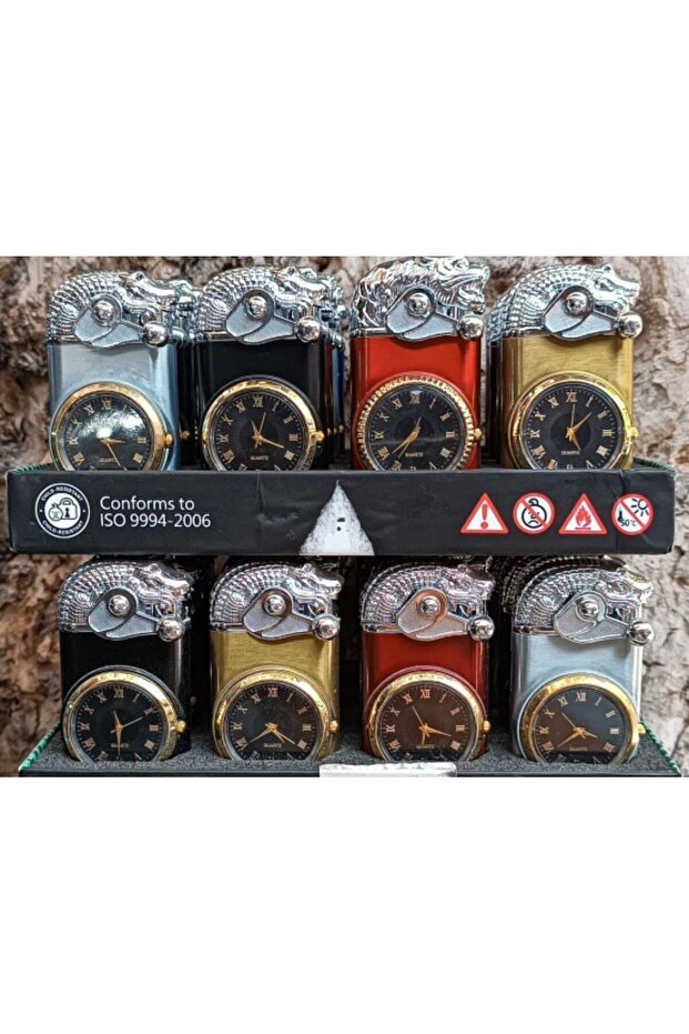 Aslan Başlı Saatli Lüks Çakmak A Kali?te - 3