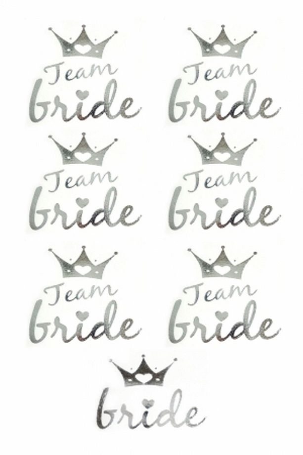 Silver Princess Bride Geçici Dövme Seti - 3
