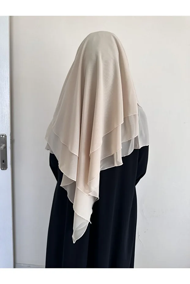 Kısa Bej Sufle (KHİMAR) - 1
