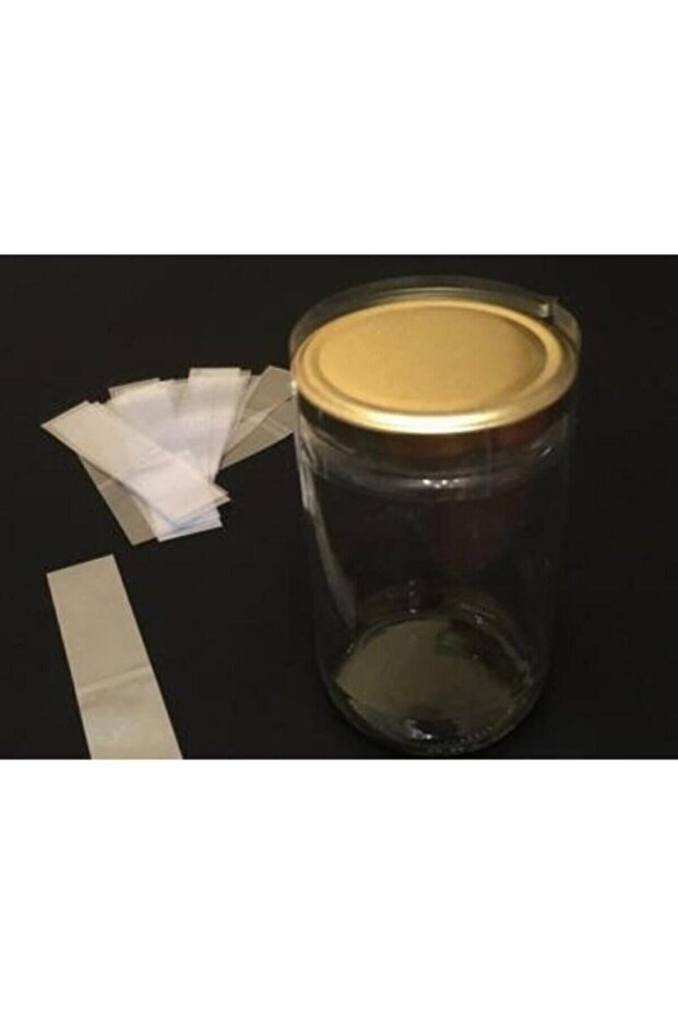 Jar Safety Security Warranty Tape 82-85 mm (Pack of 100) Plastic Black