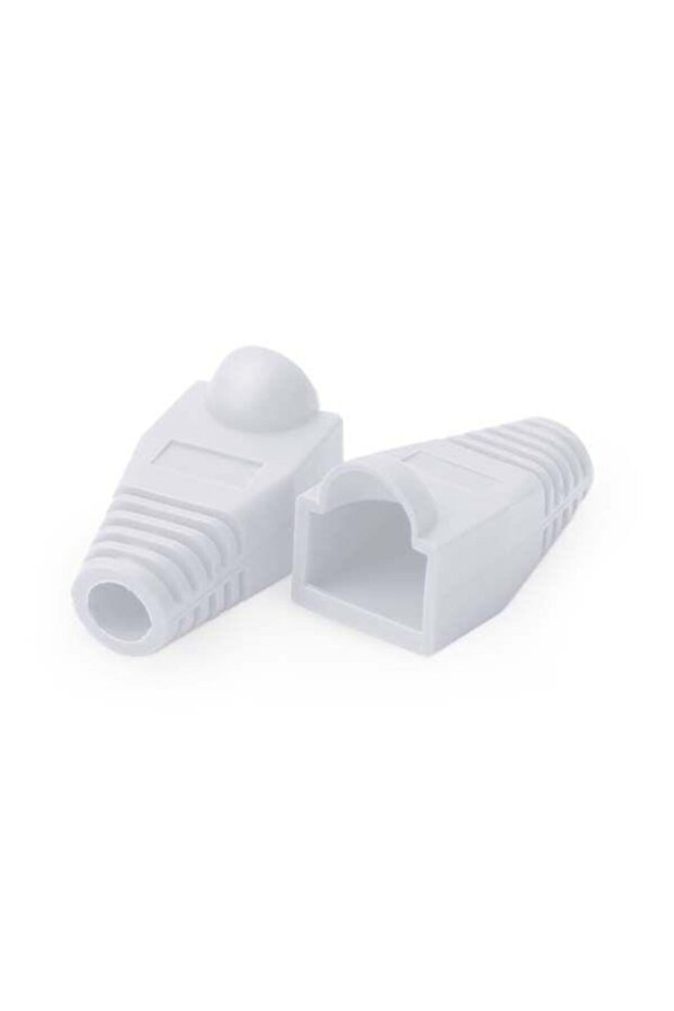 White Cat6 Sheath White Cat5 Sheath 100 Pcs White Rj45 Sheath
