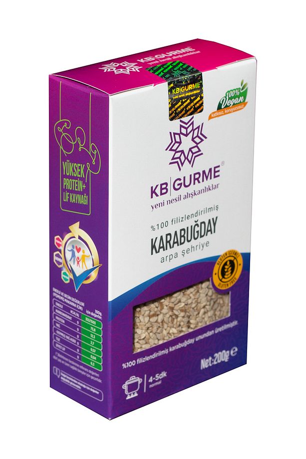 Glutensiz & Vegan Filizlendirilmiş Karabuğday Arpa Şehriye 200 gr - 1