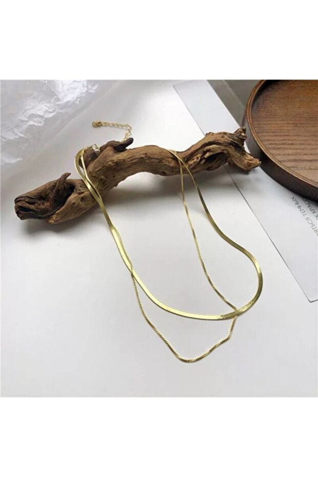 Alsida Gold 2li Kolye - 6