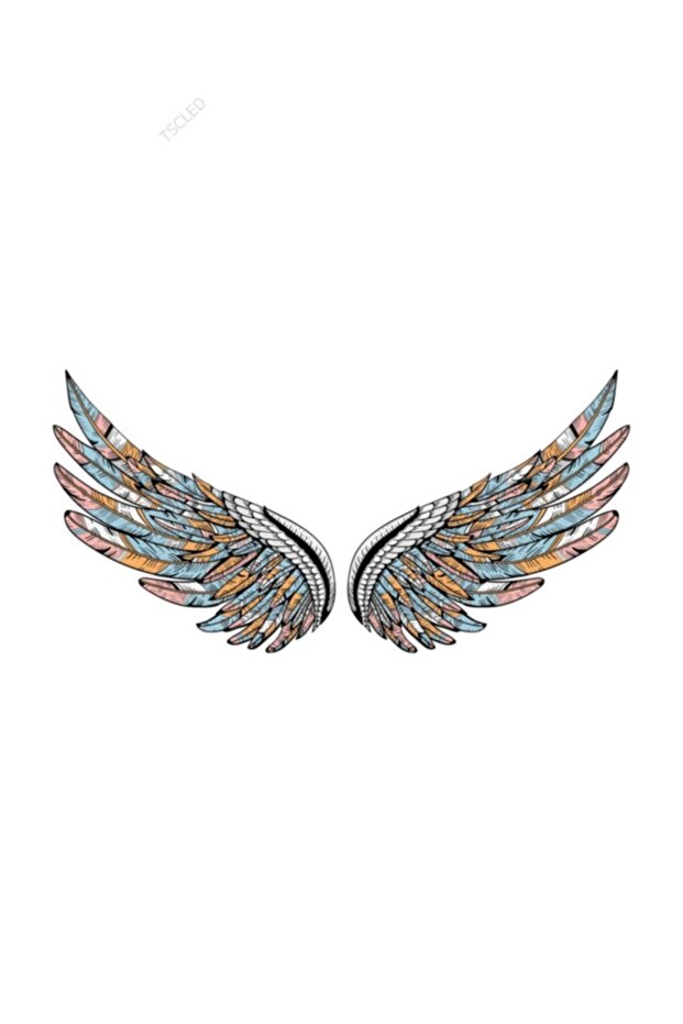ملصق جناح لاصق 15x7 سم