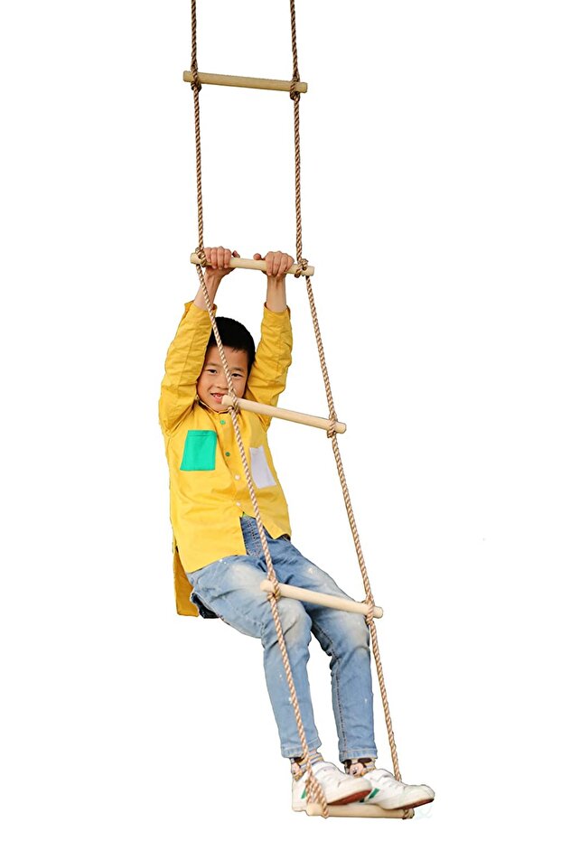 Tırmanma Ahşap Halatlı Merdiven - 3