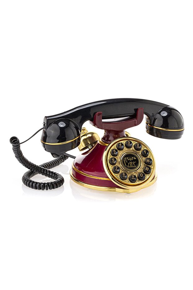 Çan Bordo Tuşlu Telefon - 2