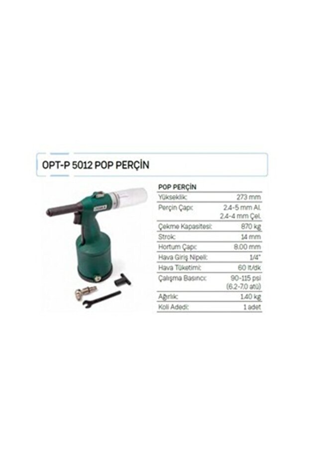 Opt-p 5012 Havalı Pop Perçin Tabancası - 2