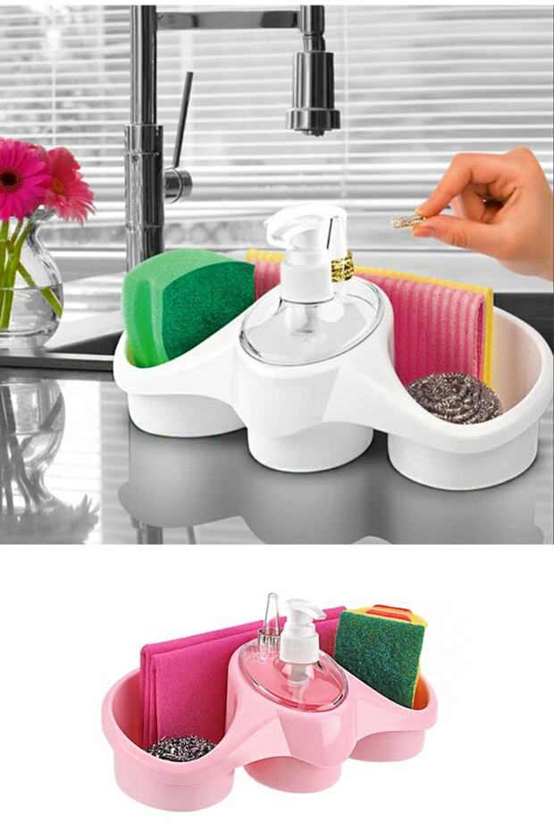 Titız Sponge Container Liquid Soap Dispenser Hb0402