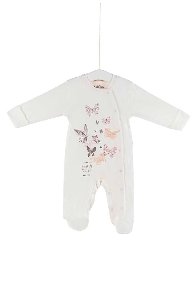Baby Girl Jumpsuit 0-6 Months 6502