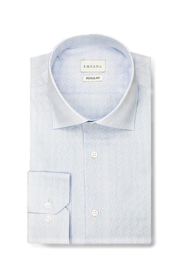Açık Mavi Regular Fit Gömlek - 1