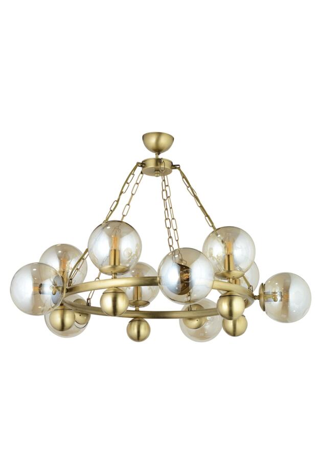Spaziale Modern Avize 10'lu Sarı - 1
