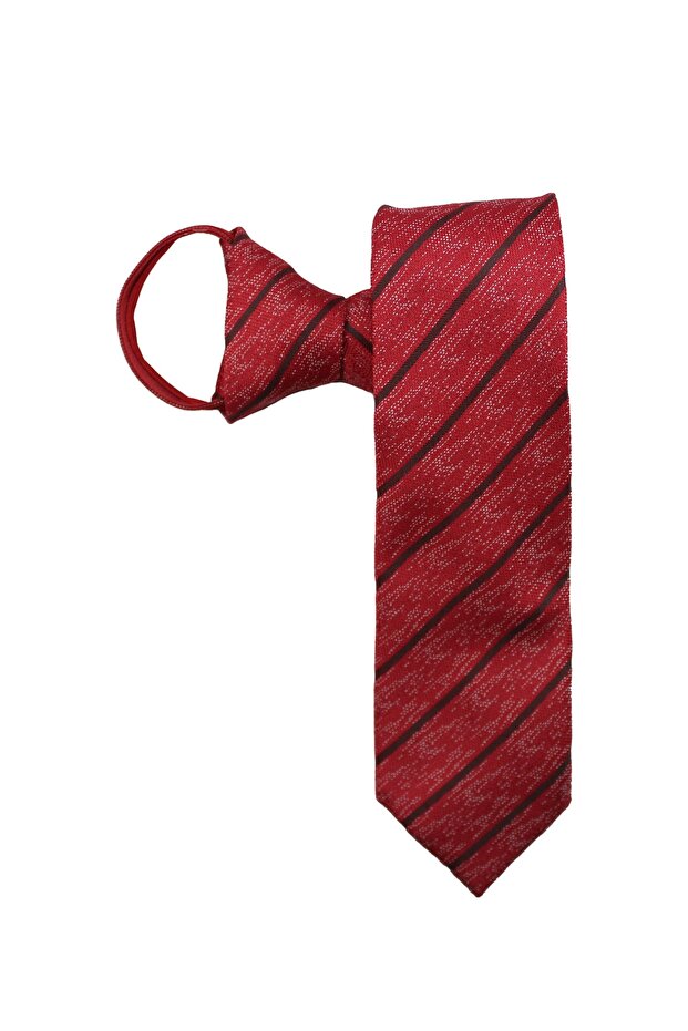 Striped Zippered Tie