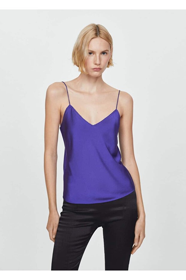 Pilili dantel bluz - 1