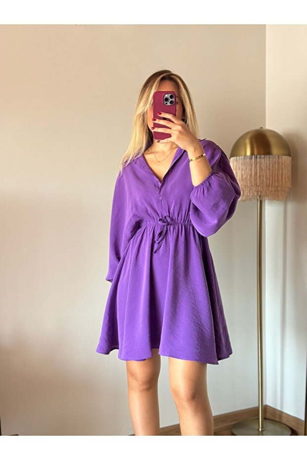 Mor kiloş elbise - 1