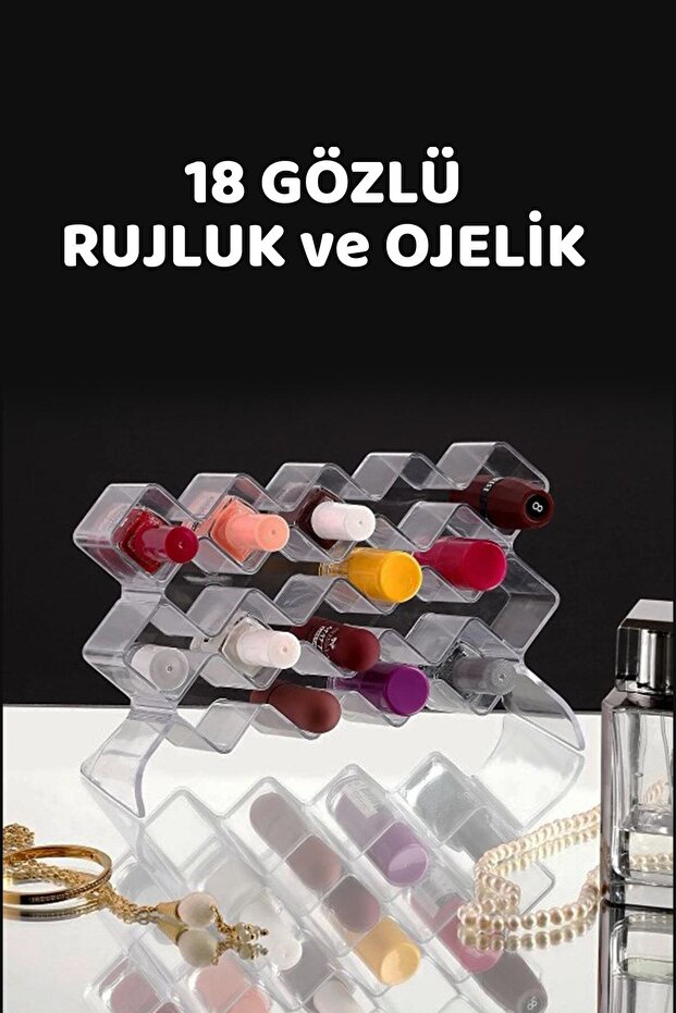 Lipstick and Nail Polish Two in One Tr De Tek