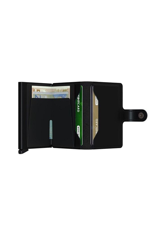 Miniwallet Matte Black, N/a - %100 Orjinal Avrupa Derisi Cüzdan - 5