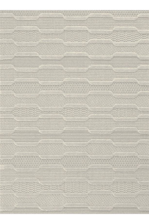 Salon Halısı Geometrik İskandinav Eskitmeli Dijital Baskı Yıkanabilir Kaymaz Taban  8150+ - 2
