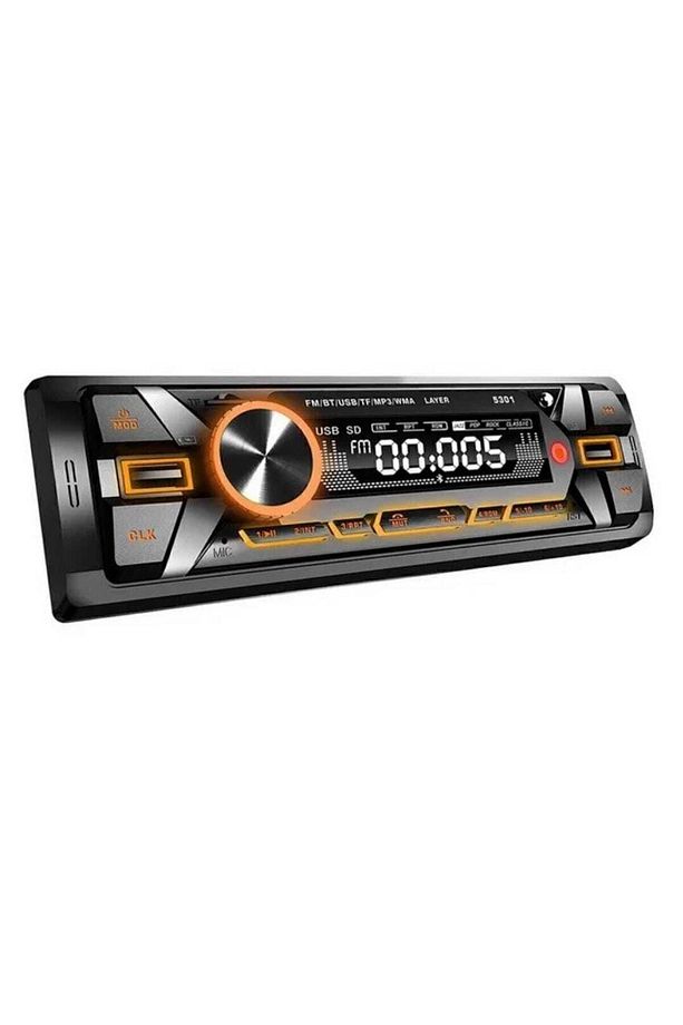 Her Türlü Ses Sistemi Kaldırır Çift Usb Lcd Ekran Teyp Bluetooth Usb Sd aux Rgb Tuş Işığı - 2