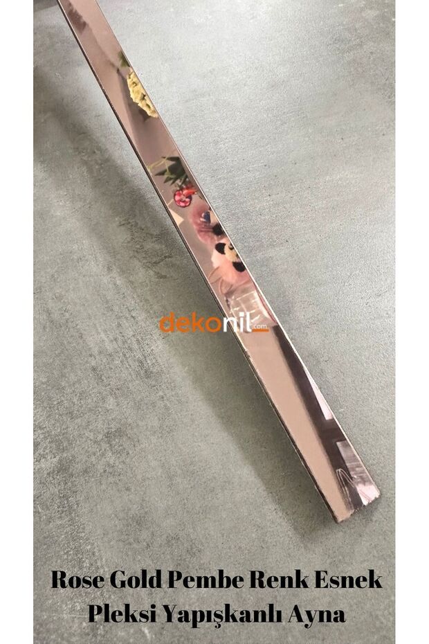 Kendinden Yapışkanlı Şerit Pleksi Ayna 2,3cm*244cm (4 Adet) - 4