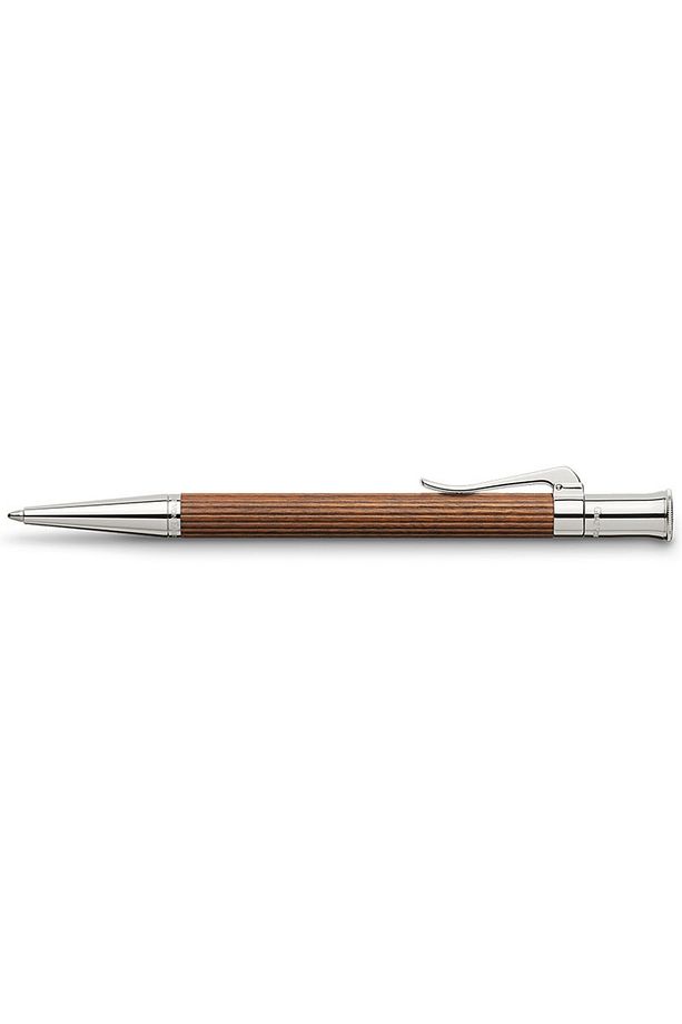 Faber-castell Klasik Bakkam Pernambuk Tükenmez Kalem Platin Kaplama, B Uç Kalınlığı - 2