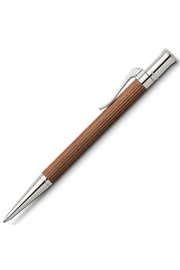 Faber-castell Klasik Bakkam Pernambuk Tükenmez Kalem Platin Kaplama, B Uç Kalınlığı - 1