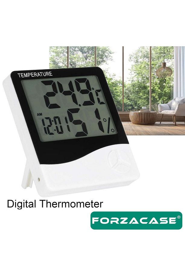 Bebek Odası için Alarm Saat, Nem Ölçer ve Termometre - FC522 - 6