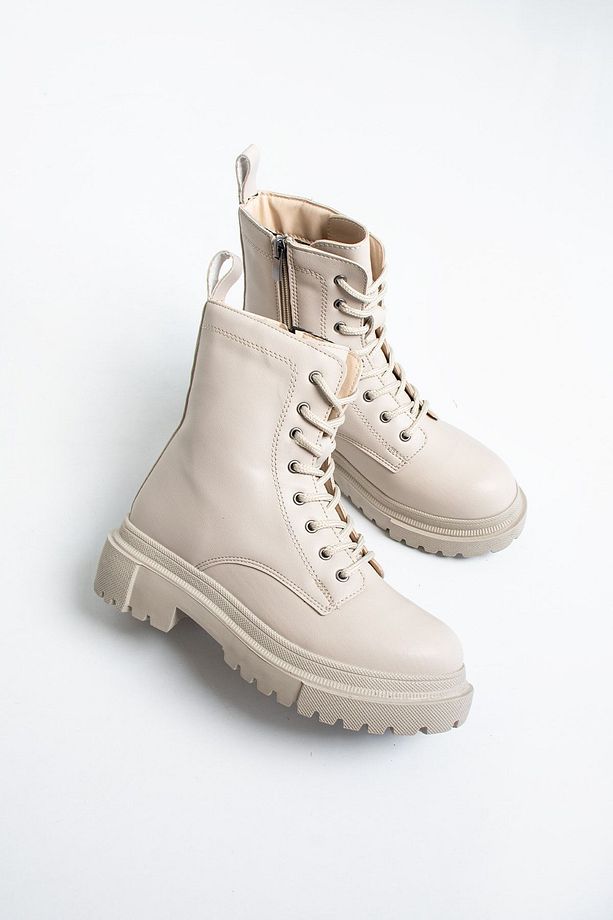 Kadın Bot Bej (TABAN 5 CM) - 3