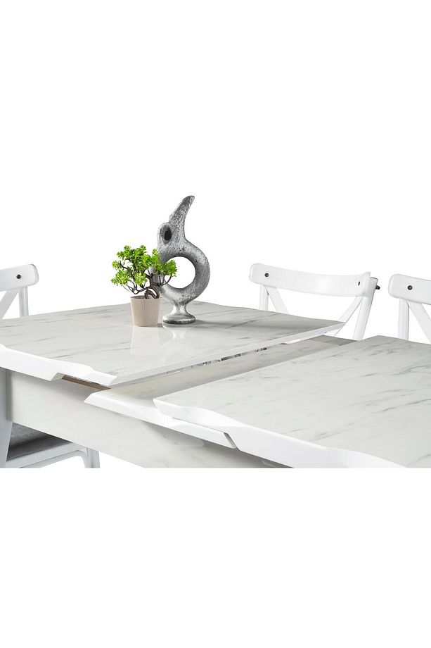 İkon Açılır MDF HighGloss Mutfak Masası 70x110 - 2