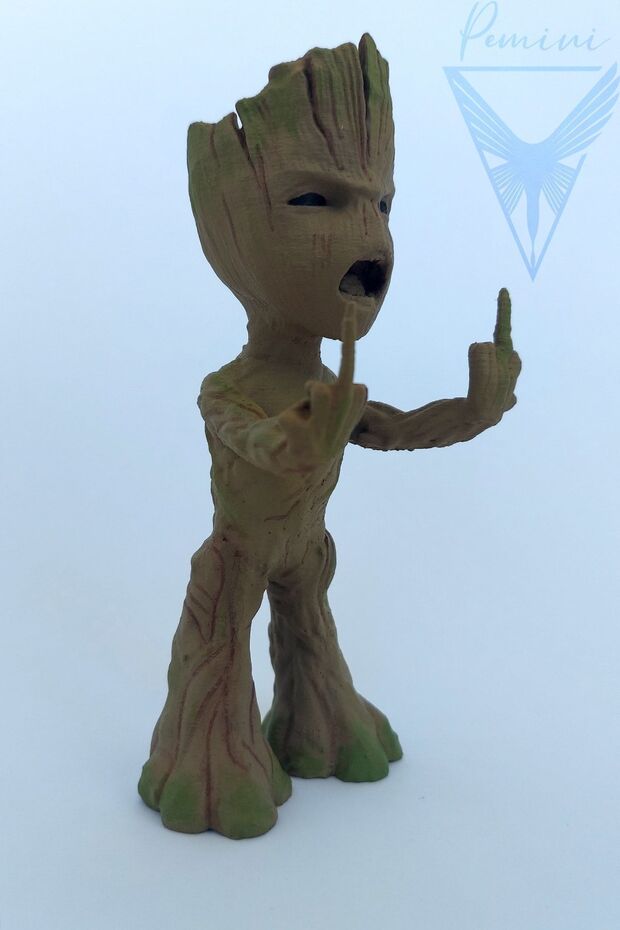 Marvel Angry Groot Figür Comics 15cm - 3