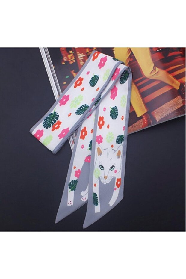 Eșarfă subțire de designer - 1