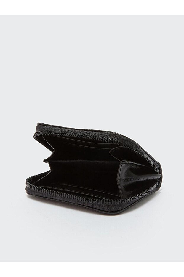 LCW ACCESSORIES Fuşya Deri Görünümlü Kapitoneli Kadın Cüzdan - 3