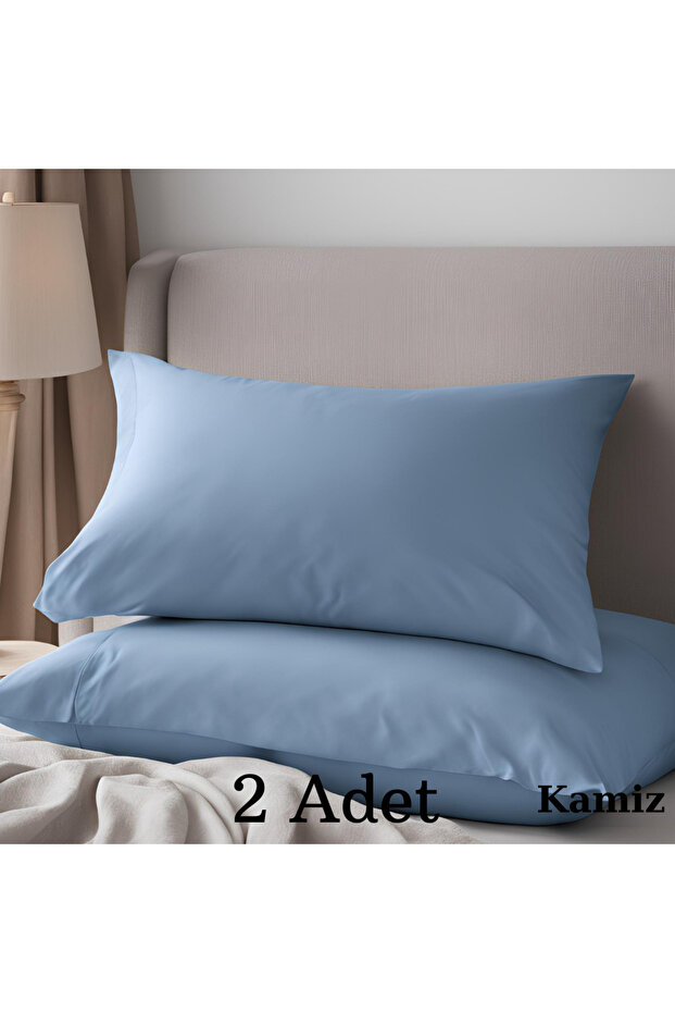 غطاء وسادة قطني 2 قطعة 50x70