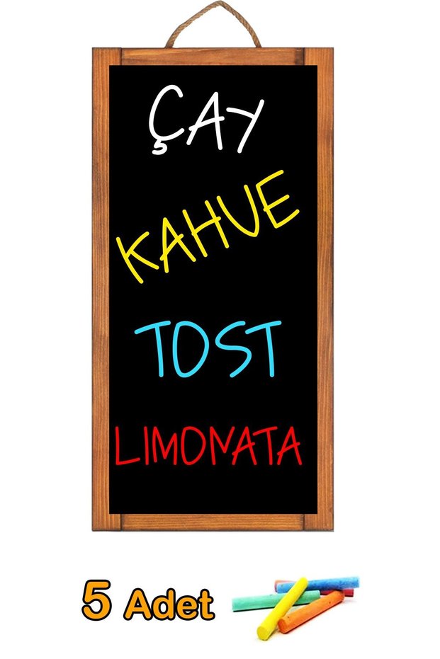 Cafe Menü Duvar Panosu