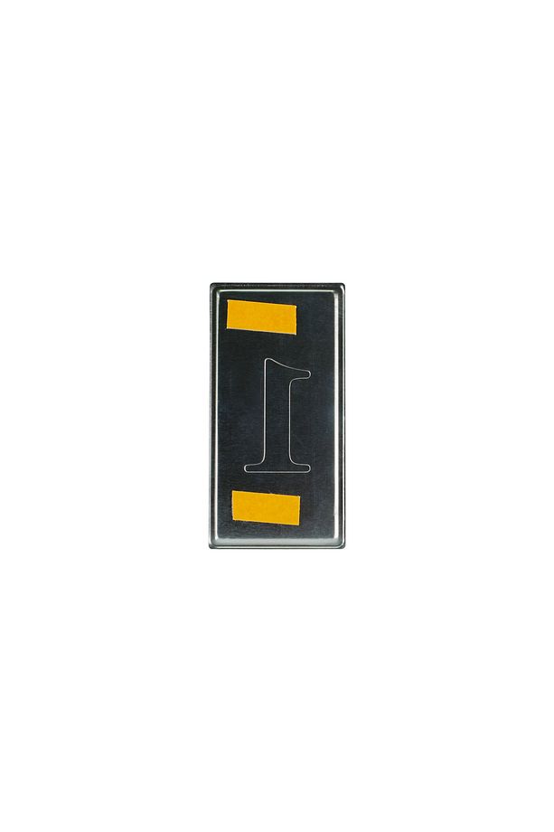 Metal Kapı Numarası Otantik 9 Numara Kendinden Yapışkanlı - 4