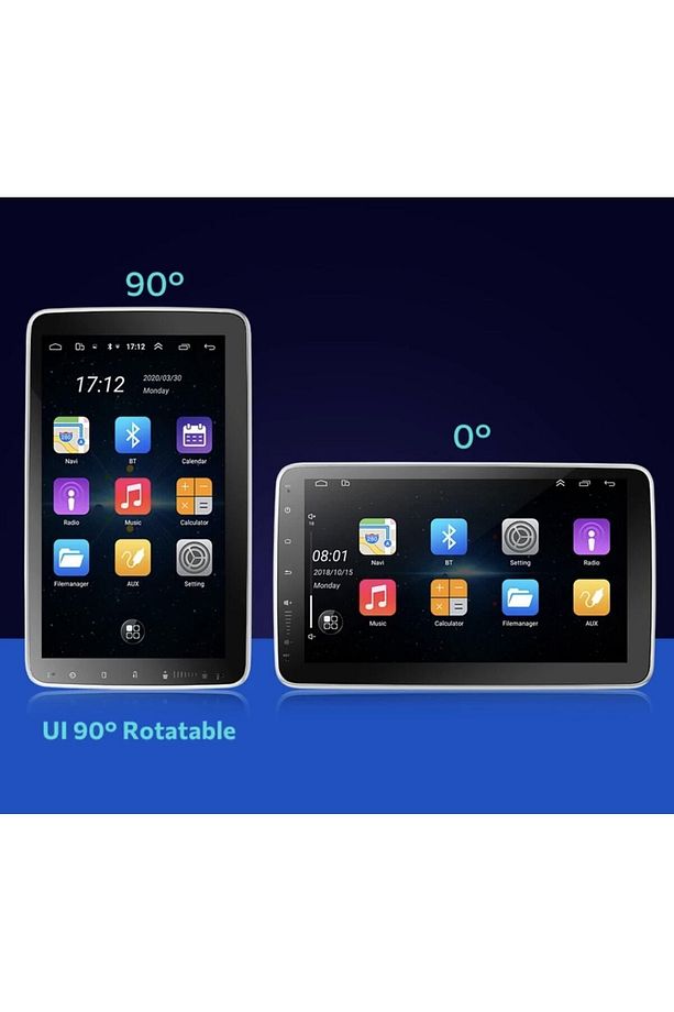 KL-3800 4/64gb Android Tek Din 10''inch Oto Araba Multimedya Teyp Car Play-usb-gps-wifi Kamera - 7