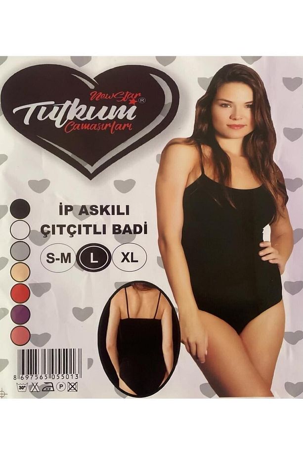 İp Askılı Çıtçıtlı Bady Atlet 5 Adet - 3