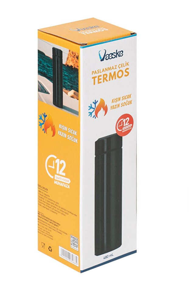 Çelik Termos Black 480 Ml - 5