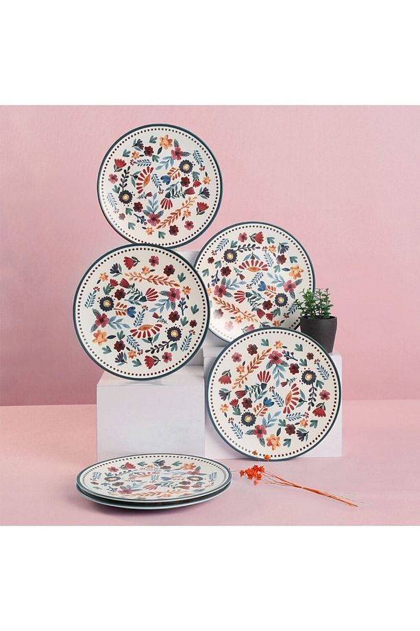Spring Time Servis Tabağı 25 Cm 6 Adet - 19558 - 7
