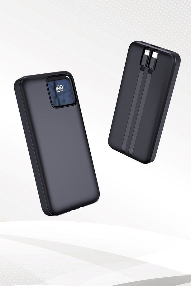 X-powerduo 10.000 Mah Lcd Ekran Powerbank - Taşınabilir Şarj Cihazı - 1