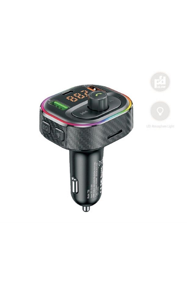 20w Pd Bluetooth Fm Transmitter Ve Araç Içi Hızlı Şarj Aleti Iphone Ve Android Uyumlu Xlevel - 1