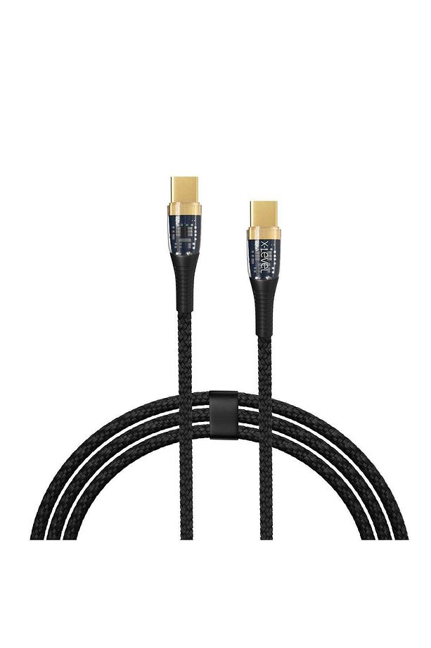 X-elegant 65w Güç Destekli Şeffaf Çipli 5a Type-c To Type-c Kablo Type-c Hızlı Şarj Ve Data Kablosu - 2