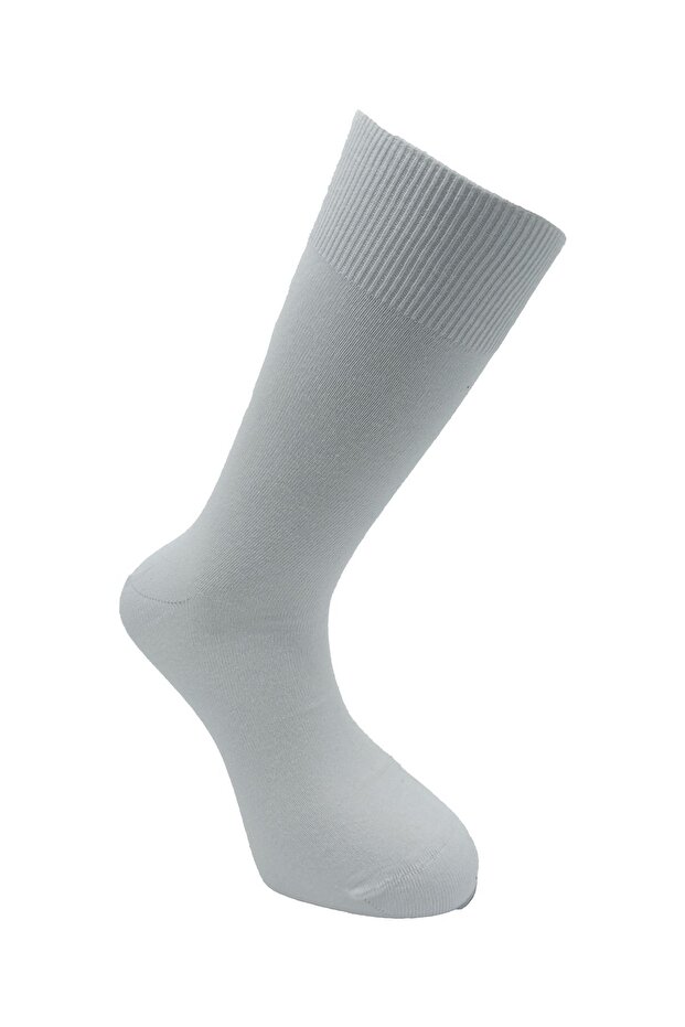 Men's Plain CombeD Cotton Socks - 1 Pair