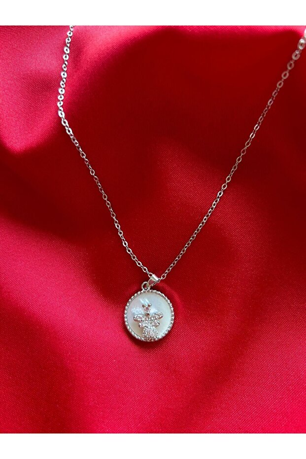 Arı Figürlü Çelik Kolye - 1