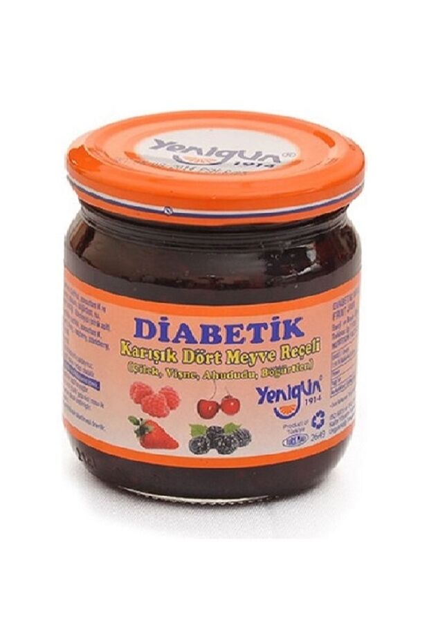 Diyabetik Karışık Dört Meyveli Reçel 250 gr - 1