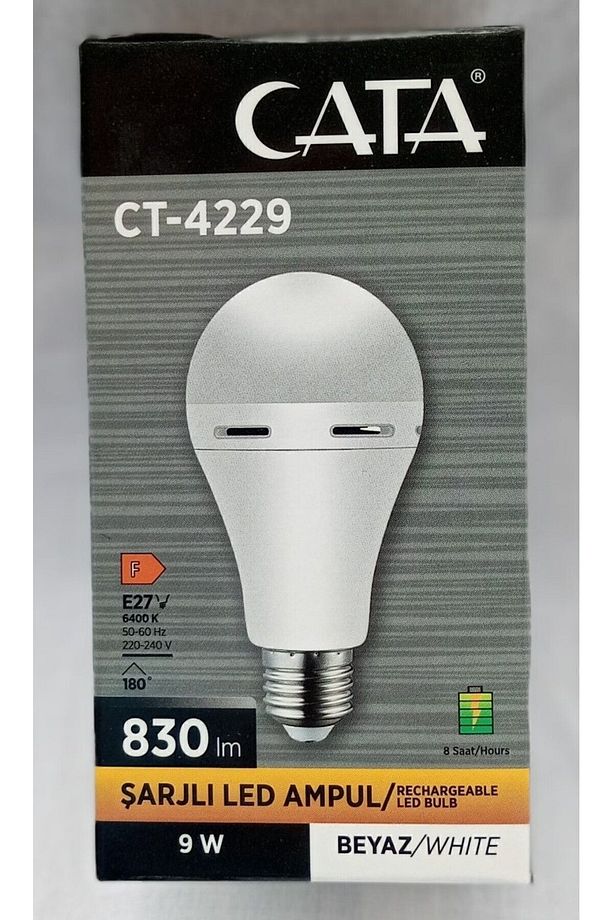 Şarjlı Led Ampül Ct-4229 (10 ADET) - 8